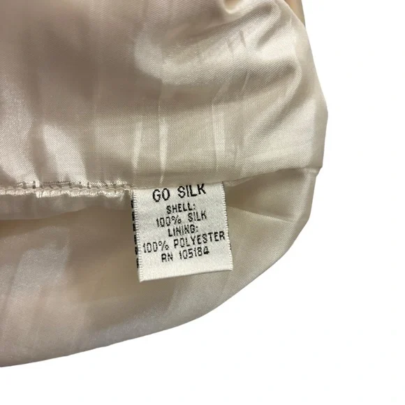 GO BY GO SILK 100% Silk Straight Leg Pants - Picture 5 of 5